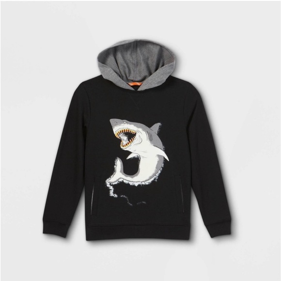 Cat & Jack Boys Glow in The Dark Hoodie - Picture 1 of 2
